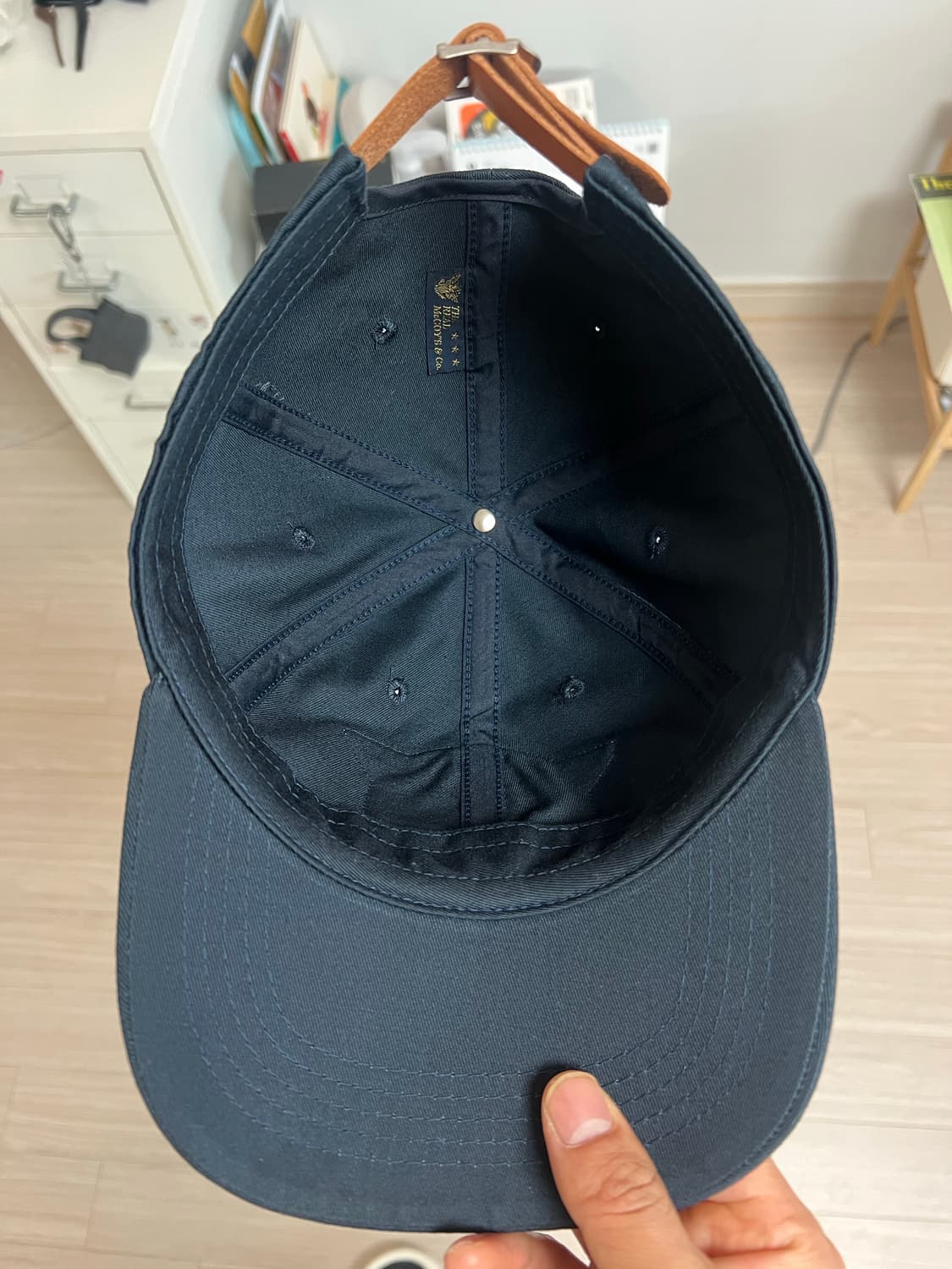 리얼맥코이 네이비 볼캡 모자 상품이미지5