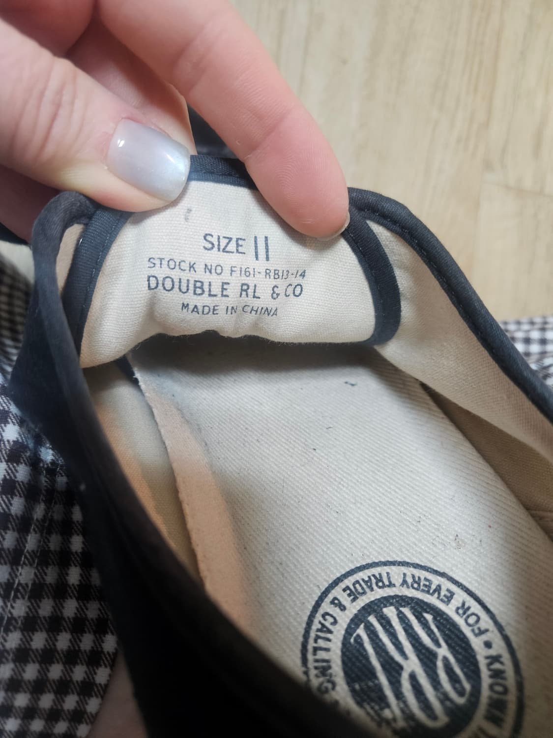 RRL 스니커스 블랙 265 상품이미지4