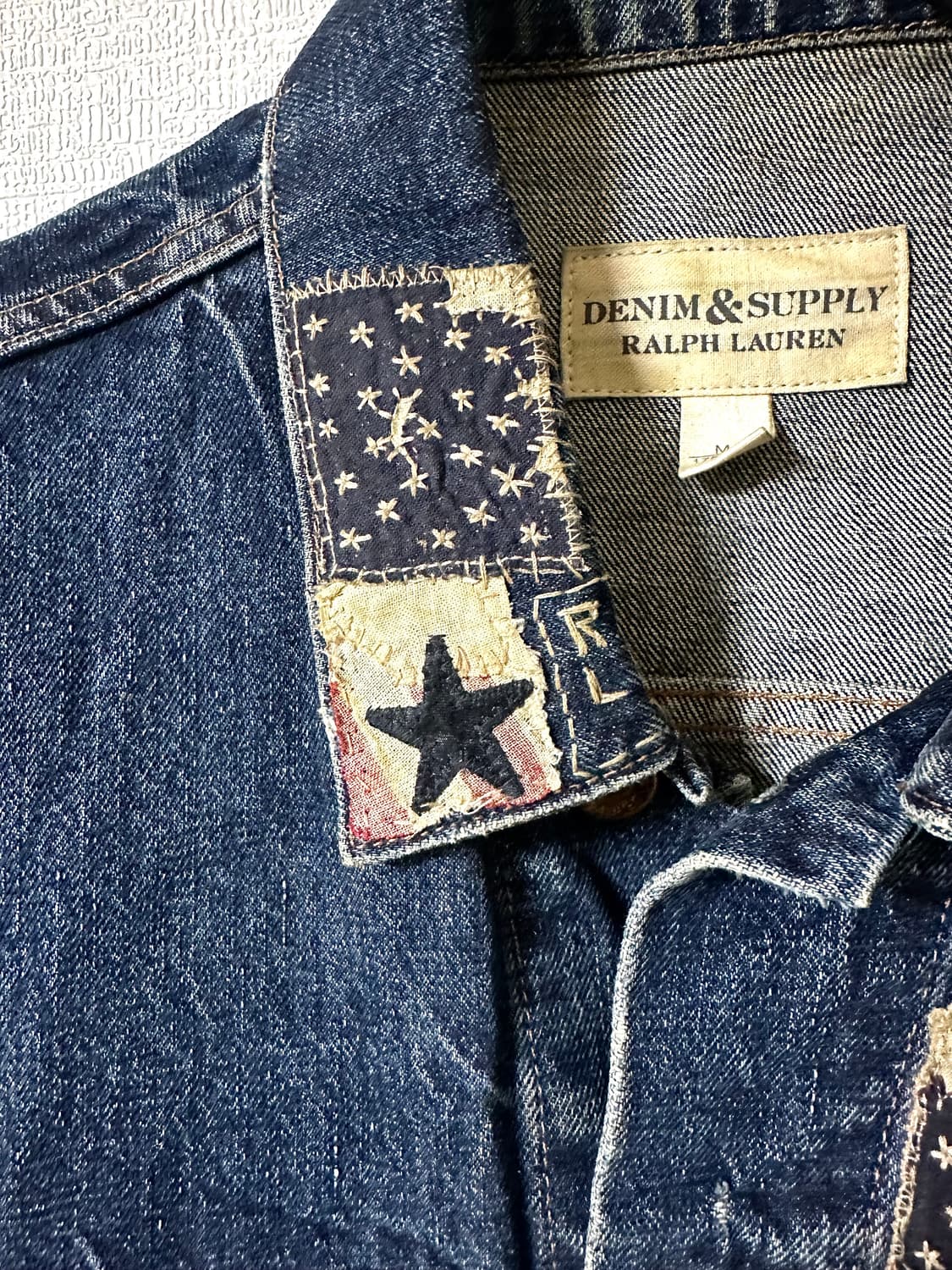 폴로 데님앤서플라이 리워크 데님 자켓 (아메리칸 패치워크 커스텀) 상품이미지3