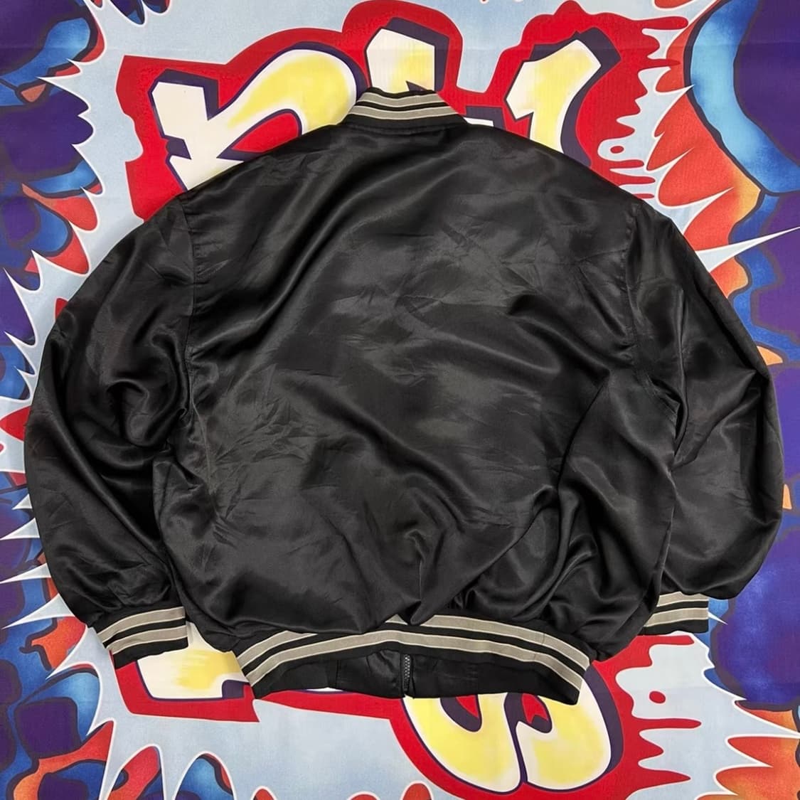  [Vintage] 메이드 인 재팬 자수 코튼 바시티 자켓  상품이미지6