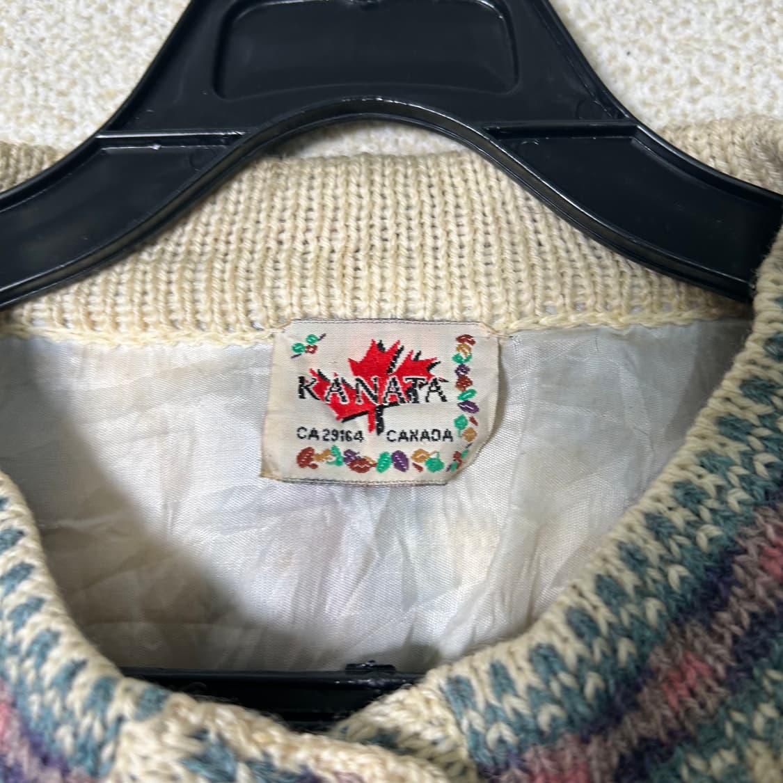  (L) KANATA 카나타 코위찬 노르딕 울 니트가디건 상품이미지7