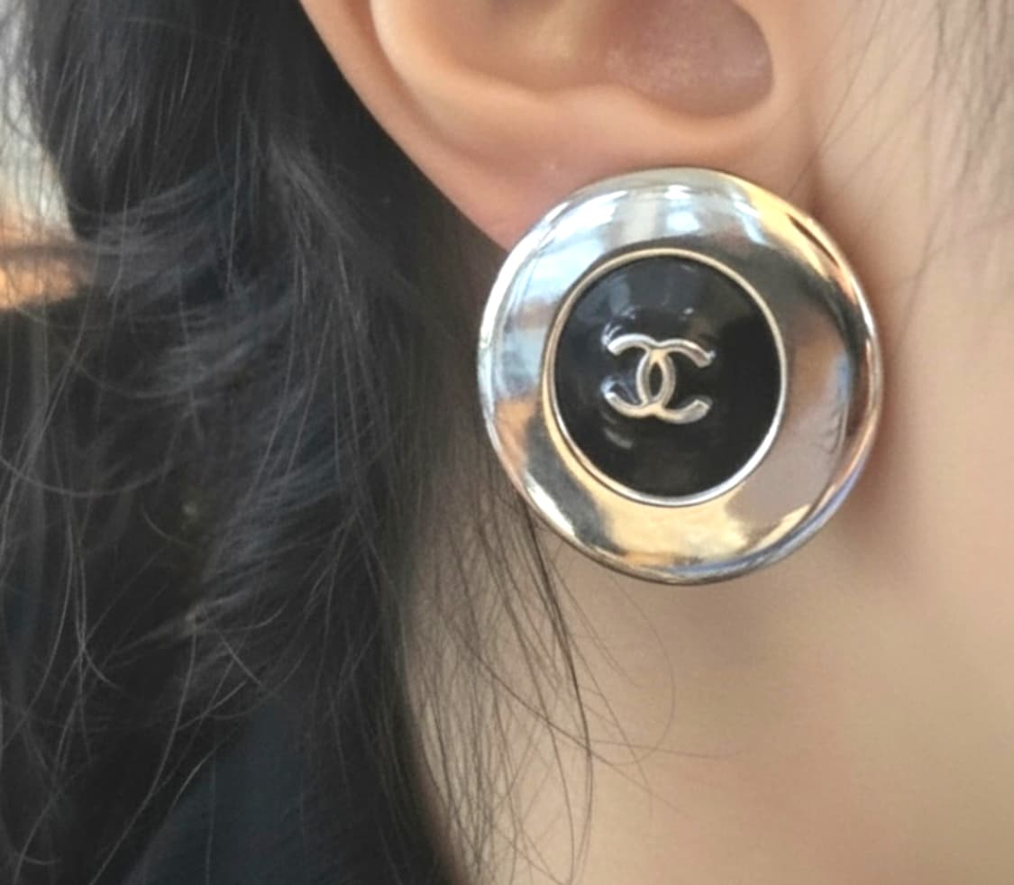샤넬 90'sCC로고 귀걸이 상품이미지4