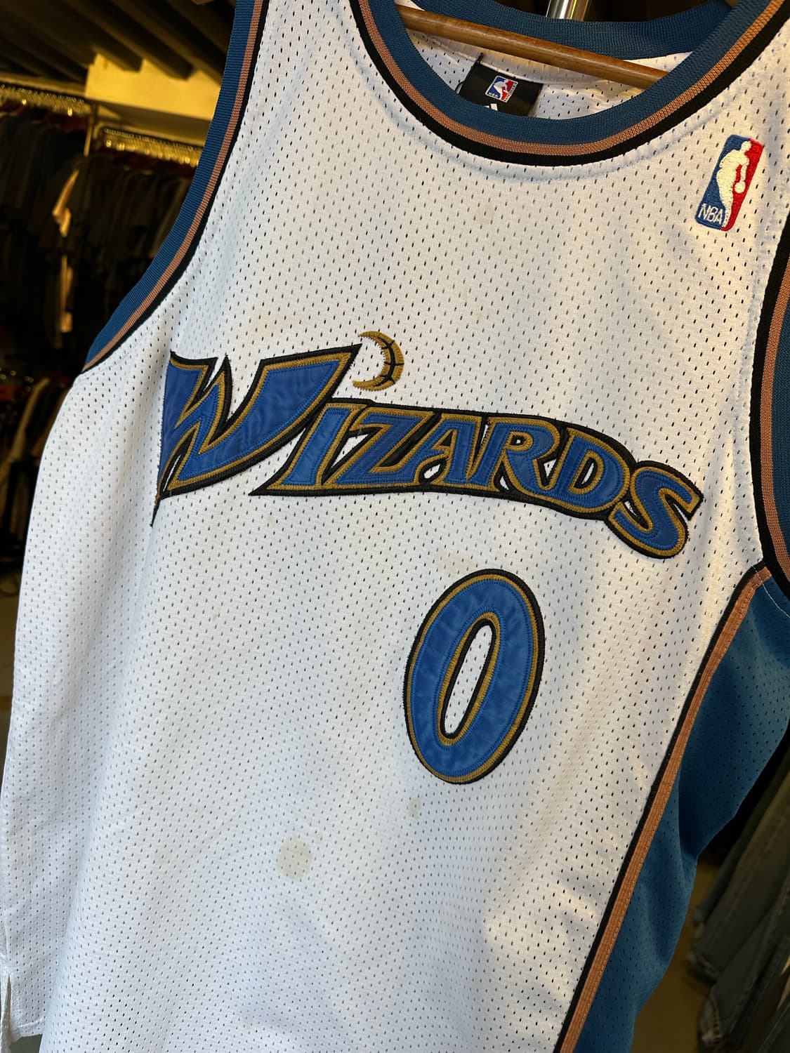 아디다스 NBA 워싱턴 위저즈 애슬레틱 메쉬 져지 상품이미지4