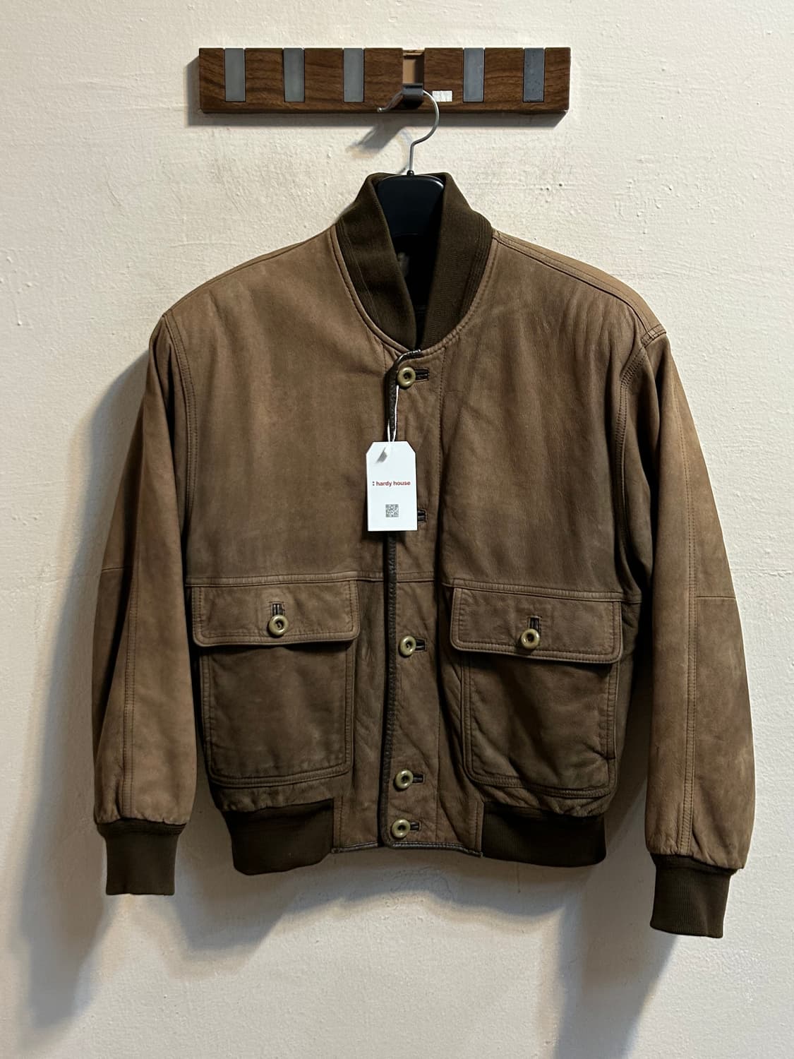 90's 유즈드 스웨이드 봄버자켓 상품이미지1