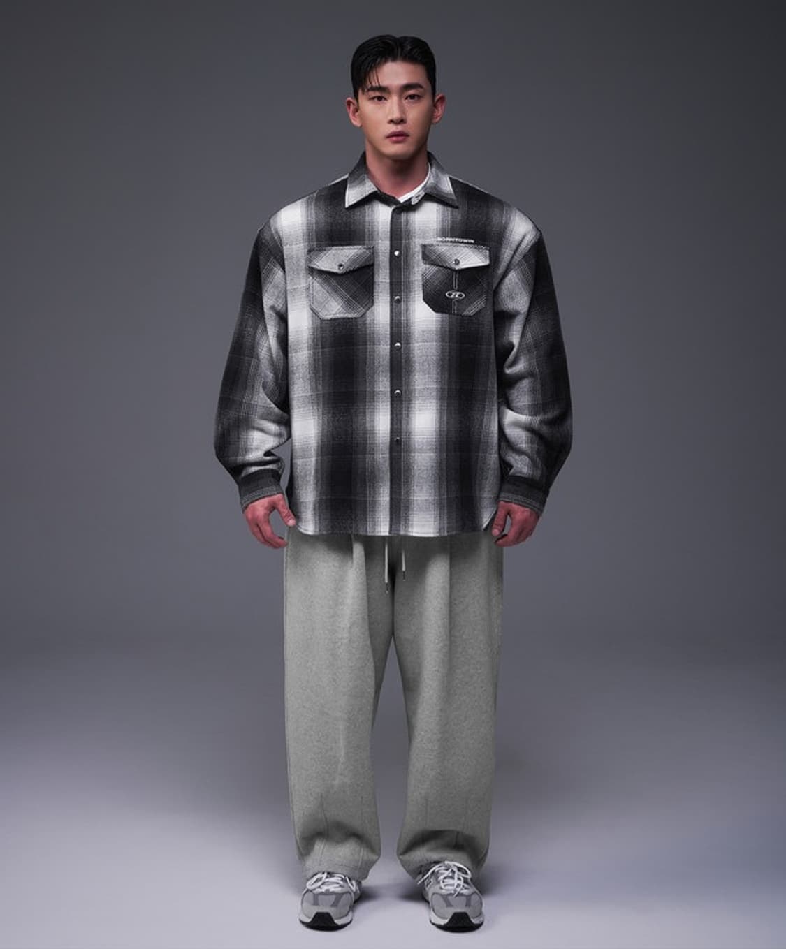 본투윈 26ss 플란넬 체크 셔츠 자켓 상품이미지5
