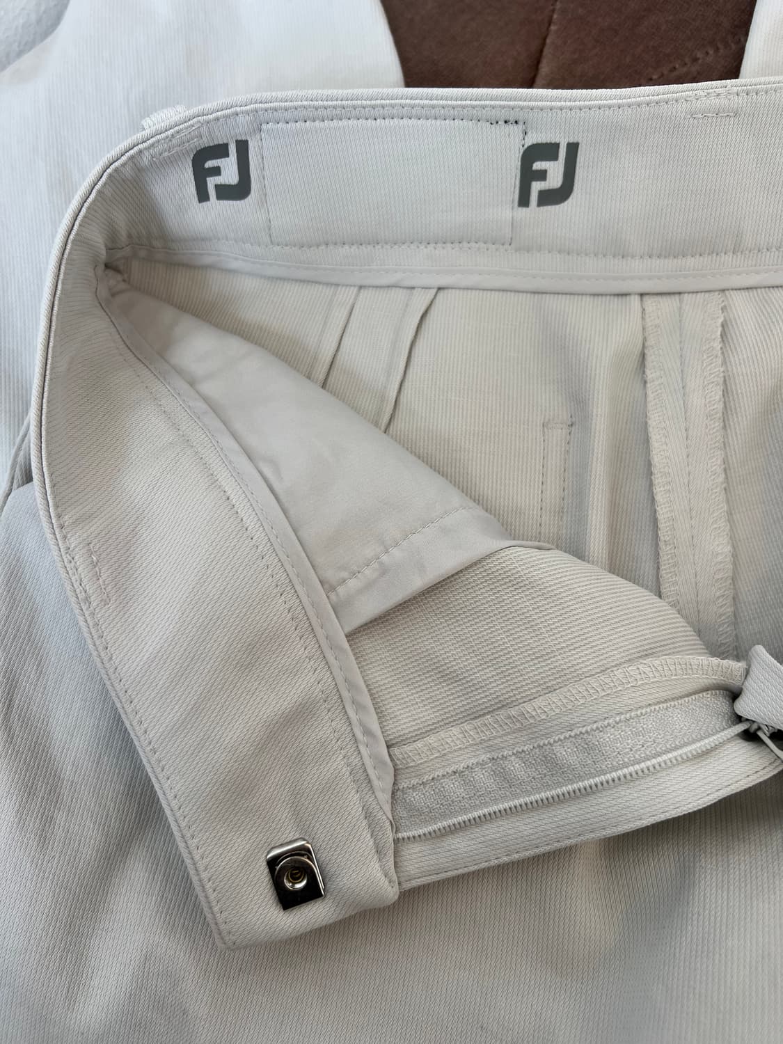 풋조이 여자 아이보리 골프바지 코튼린넨팬츠  상품이미지7