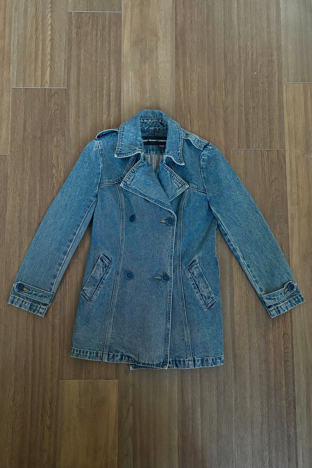 Denim Double Coat 상품이미지4