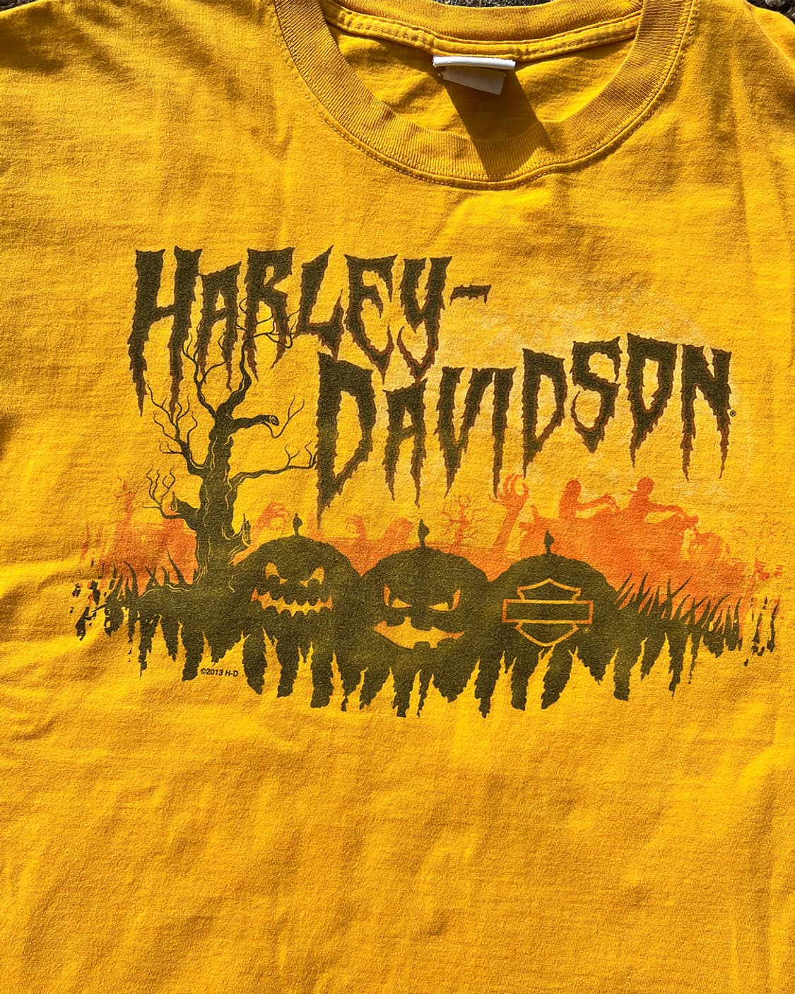 13’s Harley Davidson Halloween T-Shirt 상품이미지2