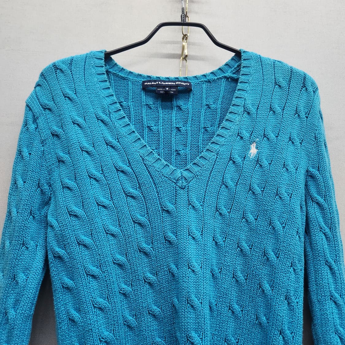 폴로랄프로렌 코튼 브이넥 니트 S(S) 상품이미지2