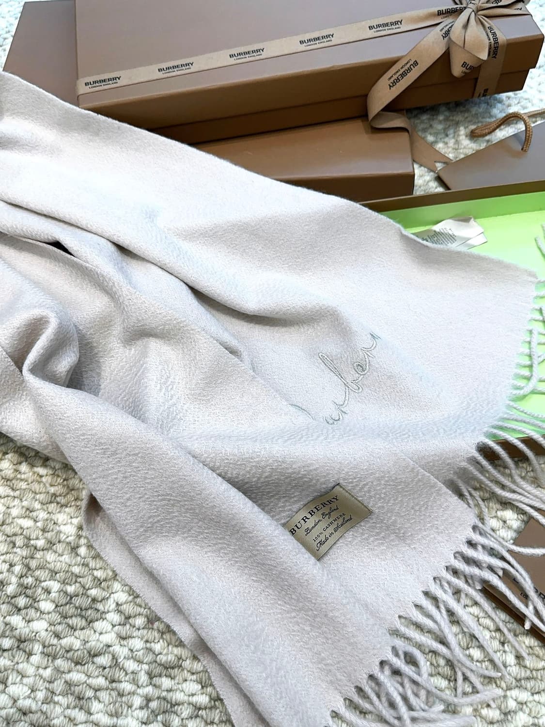 버버리 리버서블 스카프 100% 램스울
 상품이미지5