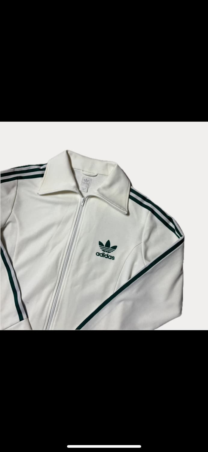 아디다스 흰초 화이트 그린 트랙탑 져지집업 105 상품이미지2