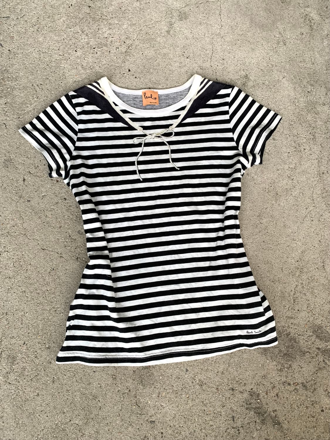 Paul Smith ribbon detail stripe t-shirt  상품이미지5