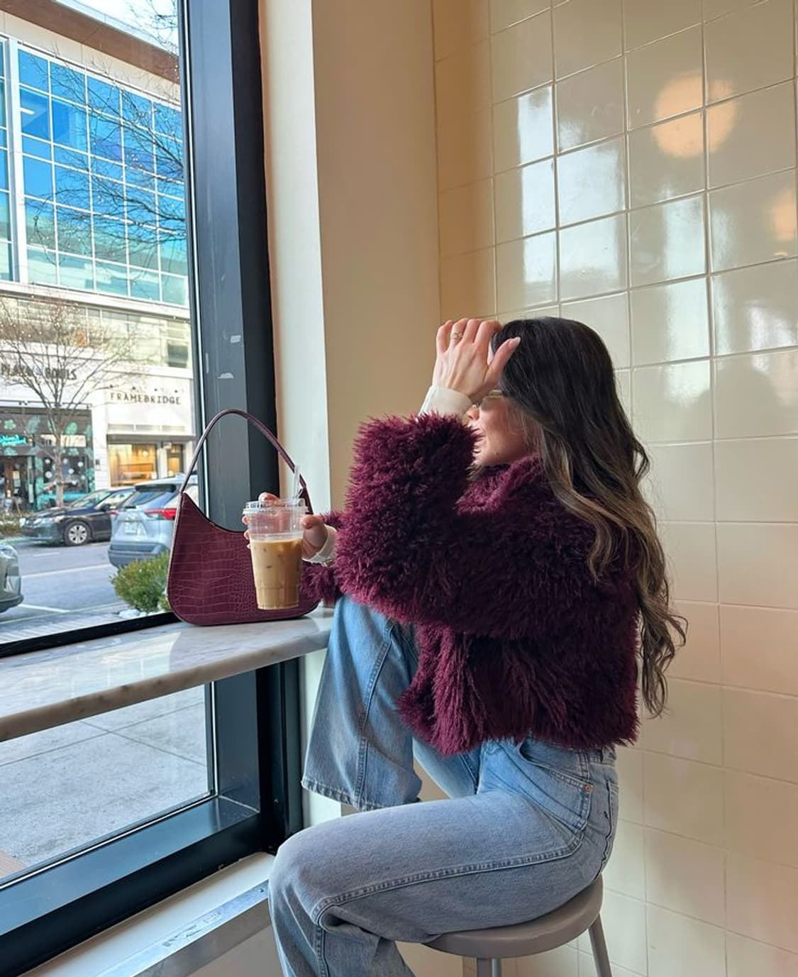 여우털 폭스 래빗 믹스 퍼자켓 천연모피 상품이미지3