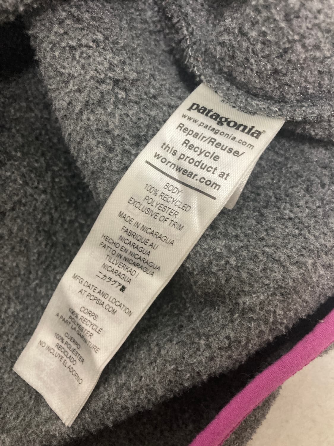 파타고니아 신칠라 스냅티 회핑 M 상품이미지6