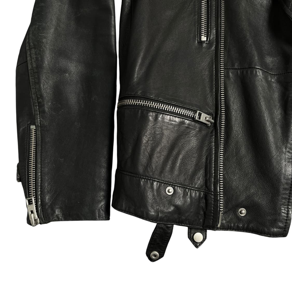 ALLSAINTS 올세인츠 가죽 라이더 자켓 블랙 상품이미지4