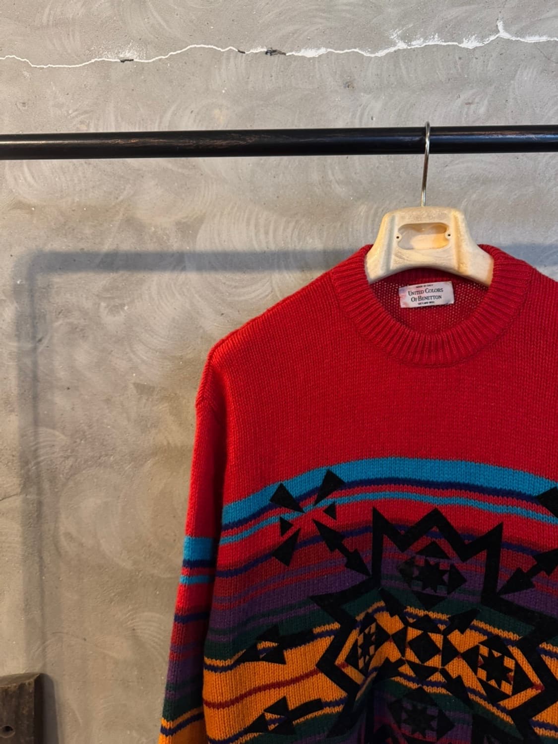 베네통 나바호 램스울 니트 100~105 상품이미지2