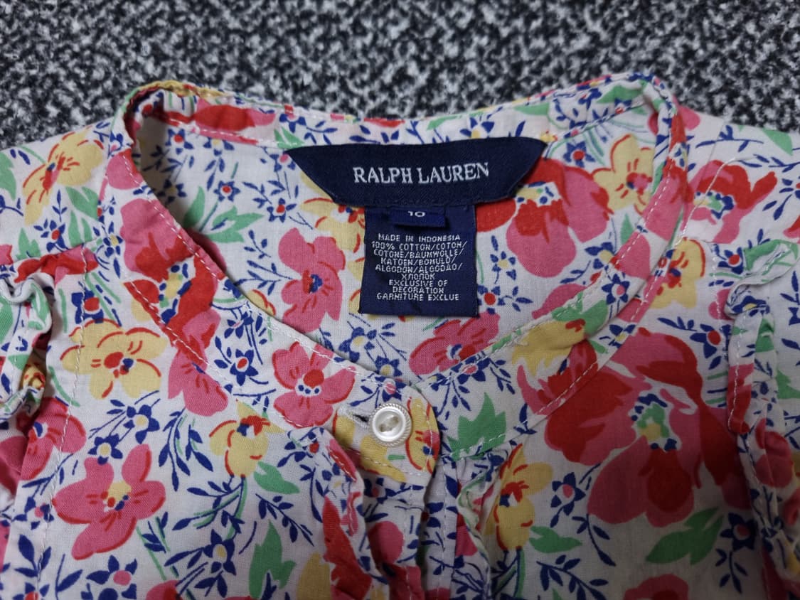 [무료배송][140]폴로 키즈 플라워 블라우스 상품이미지5