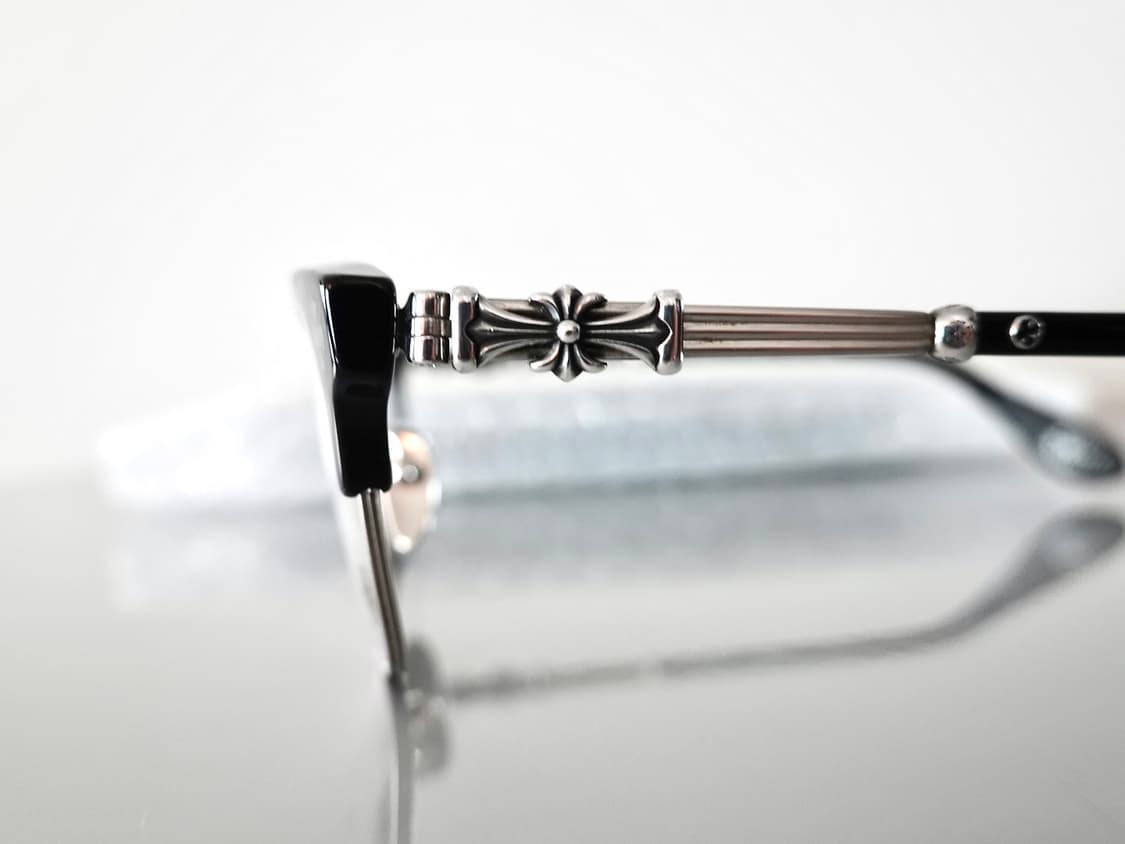 크롬하츠 보넨노이슈어2 블랙/브러쉬드실버 안경 상품이미지3