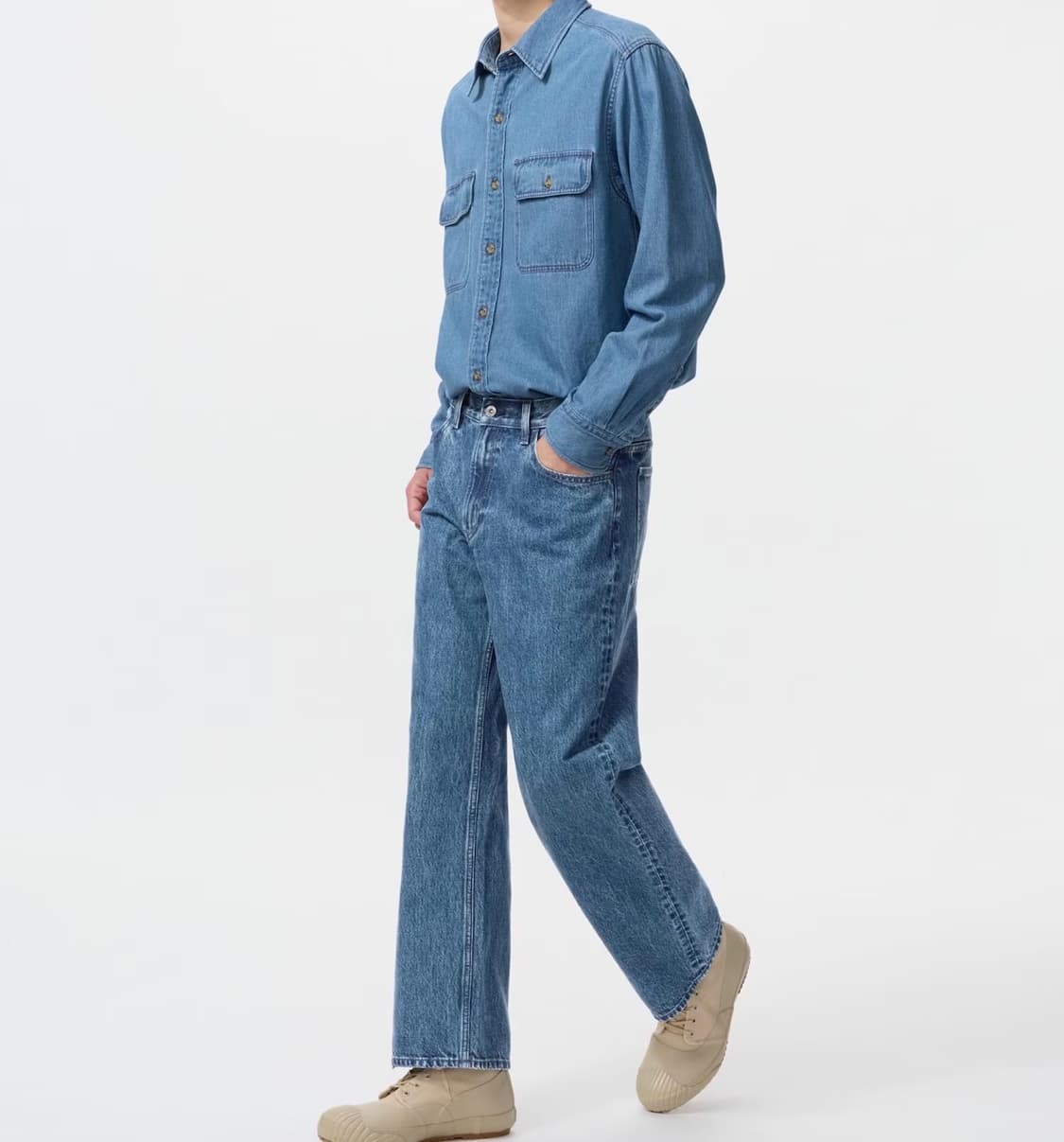 [33| 유니클로 JW앤더슨 스트레이트 진 청바지 데님 상품이미지1