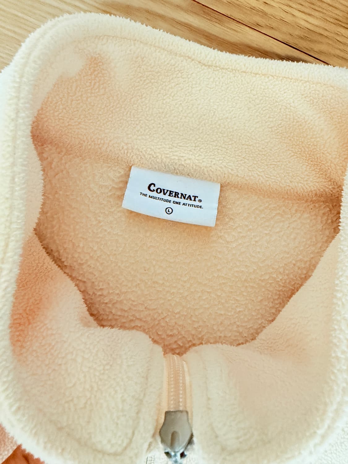 커버낫 아이보리 후리스 상품이미지2