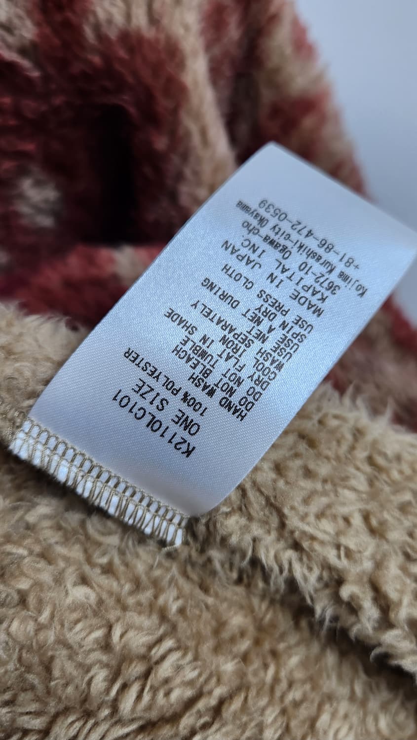 KAPITAL Java Kasuri Pattern Flee Hoodie 상품이미지5