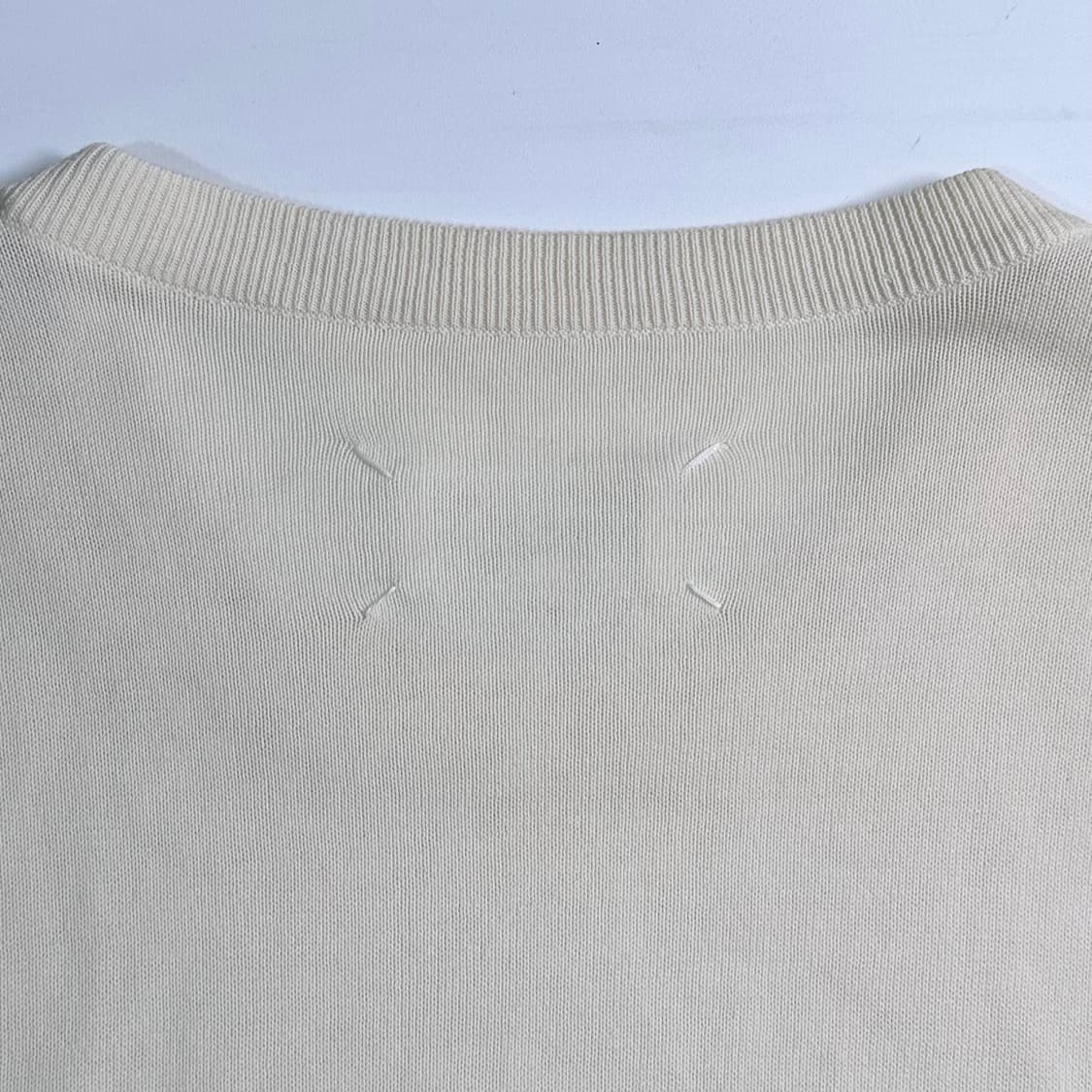 마르지엘라 화이트 엘보패치 니트  상품이미지5