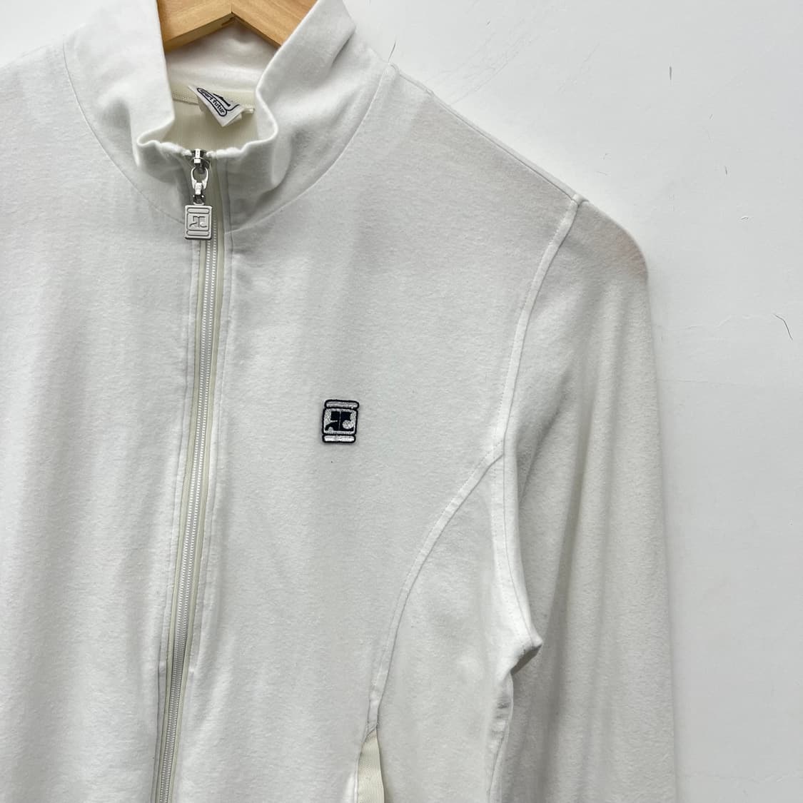 꾸레쥬 화이트 여성 집업 자켓 여S 상품이미지3