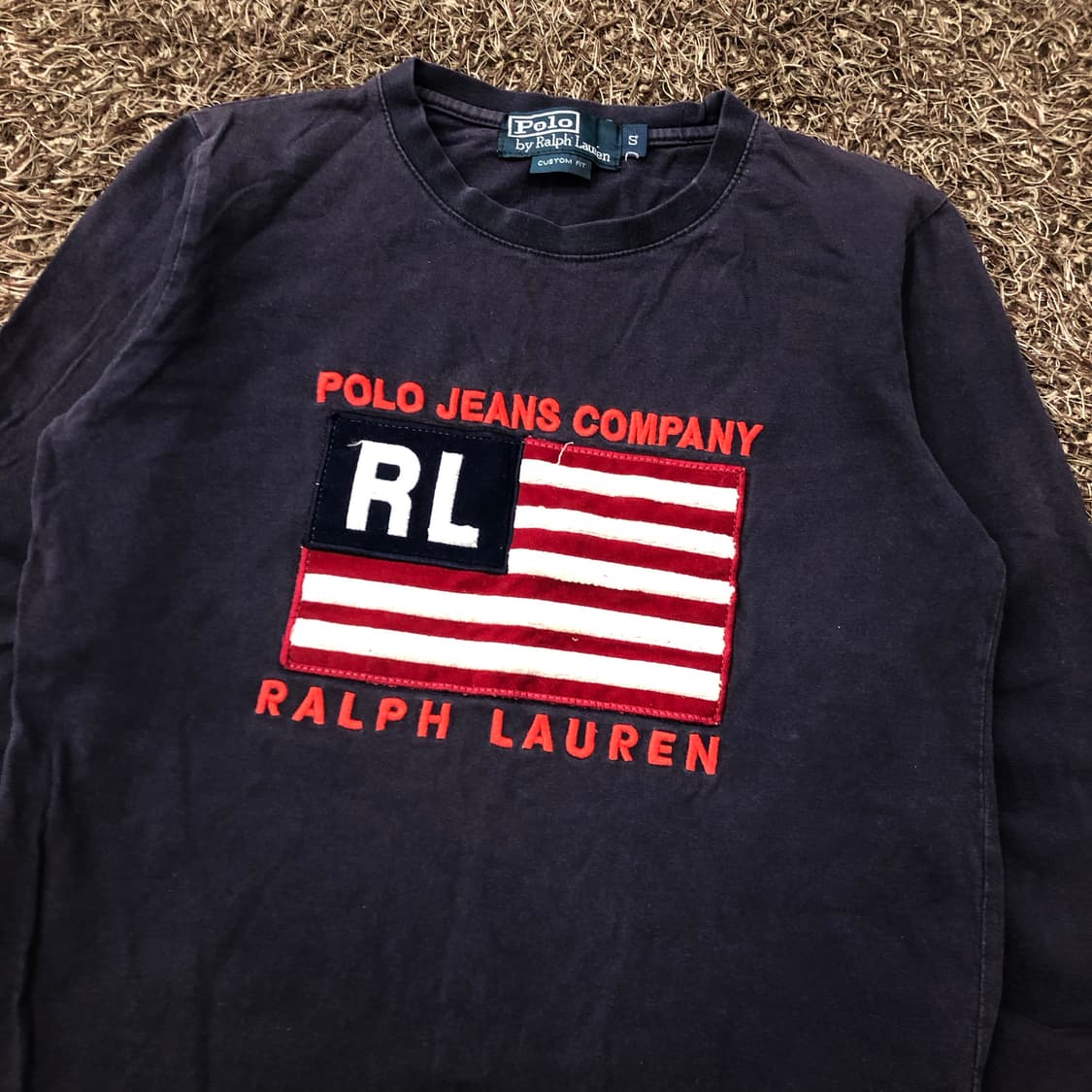 폴로 랄프로렌 성조기 롱슬리브 긴팔 티셔츠 상품이미지2