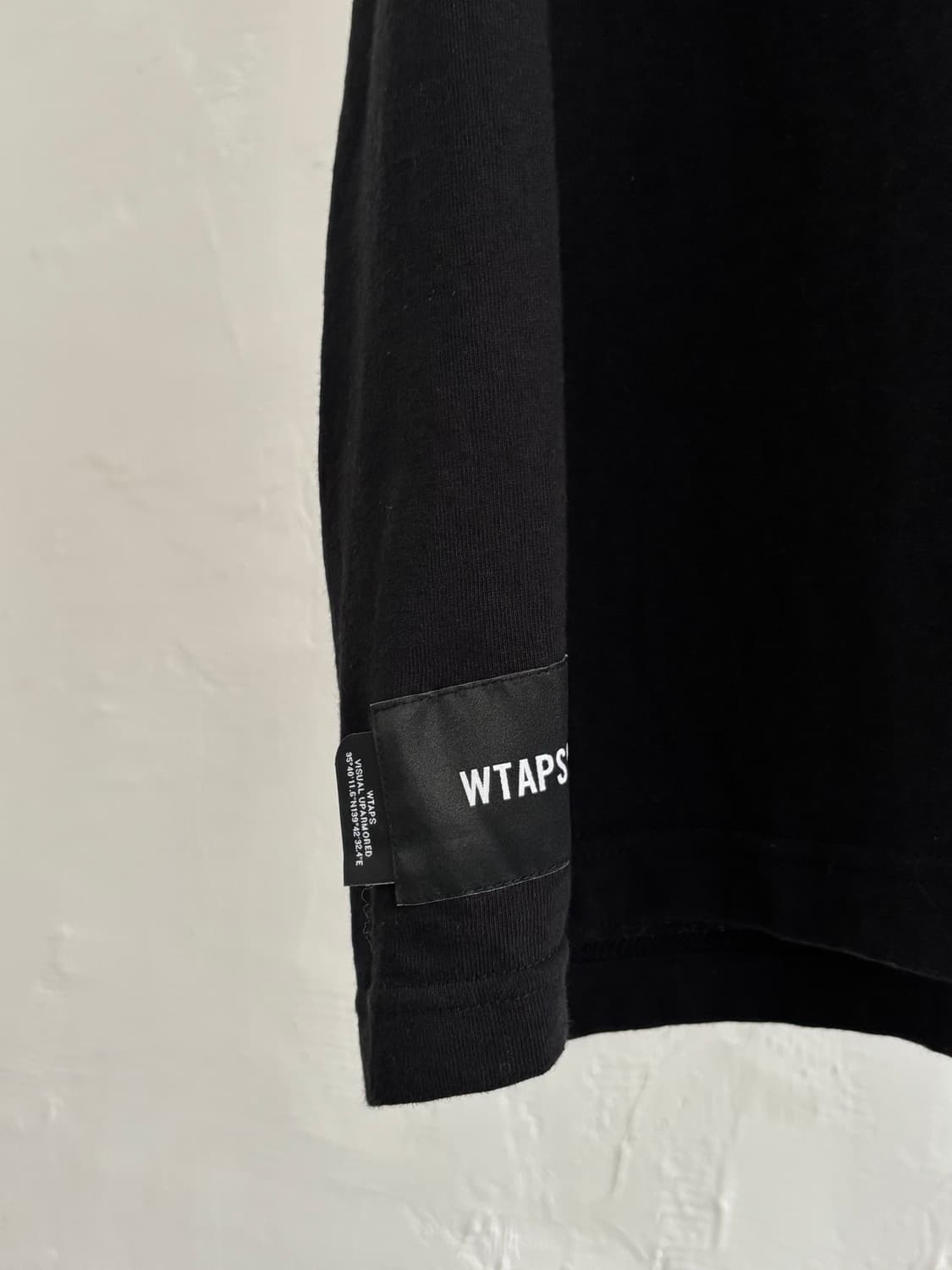WTAPS 더블탭스 블랙 INGREDIENTS SPEC 티셔츠 상품이미지5