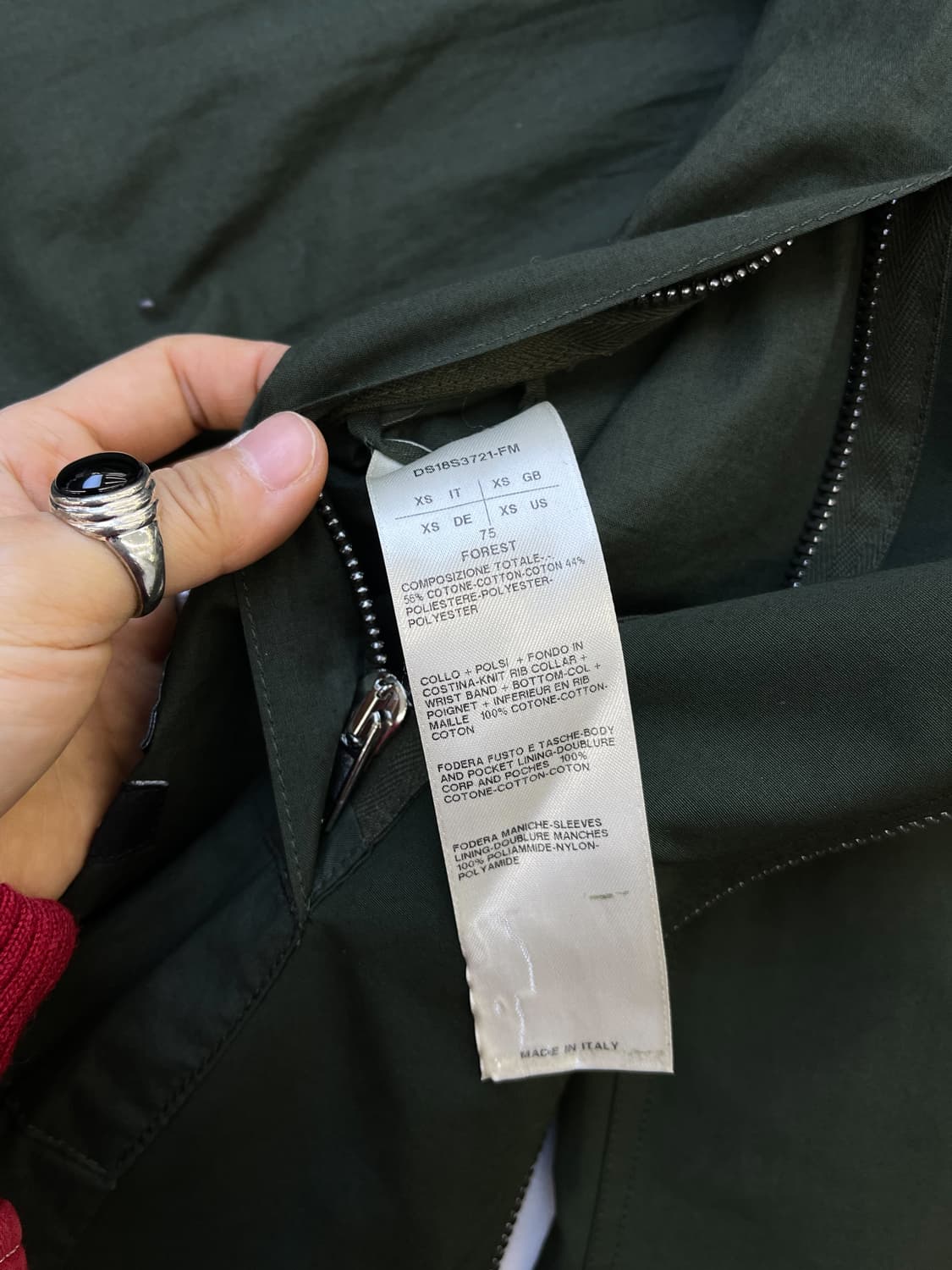 릭오웬스 18s/s 다크쉐도우 롱 플라이트 봄버 상품이미지7