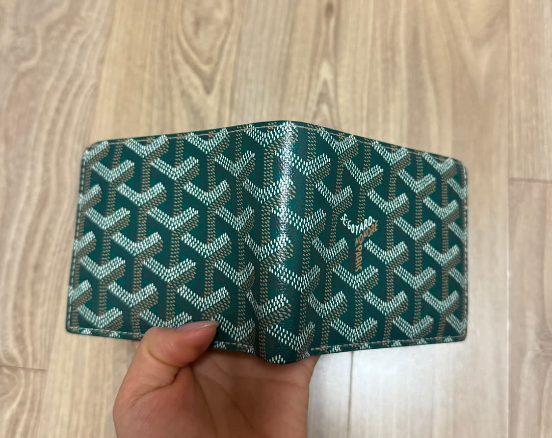고야드 빅투아르 반지갑 그린 풀박스 상품이미지4