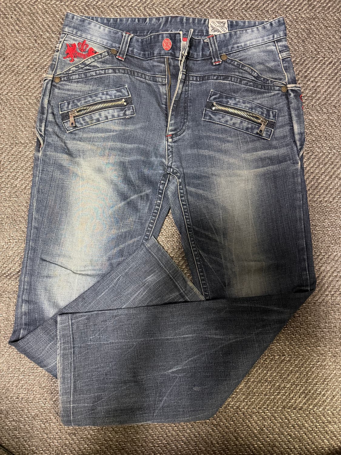 빈티지 프린트데님 상품이미지2