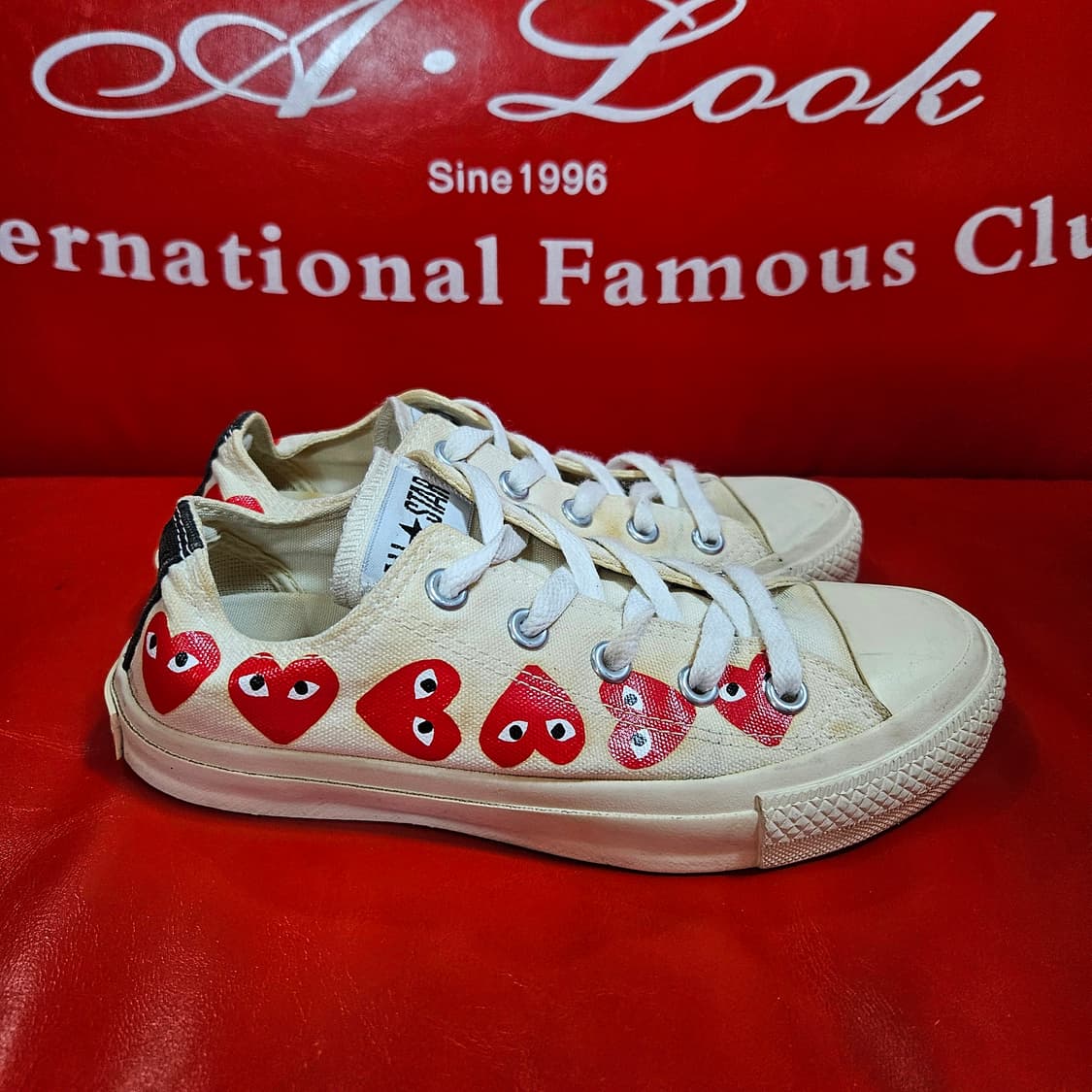  (일본판) 꼼데가르송 x 컨버스 스니커즈 상품이미지3