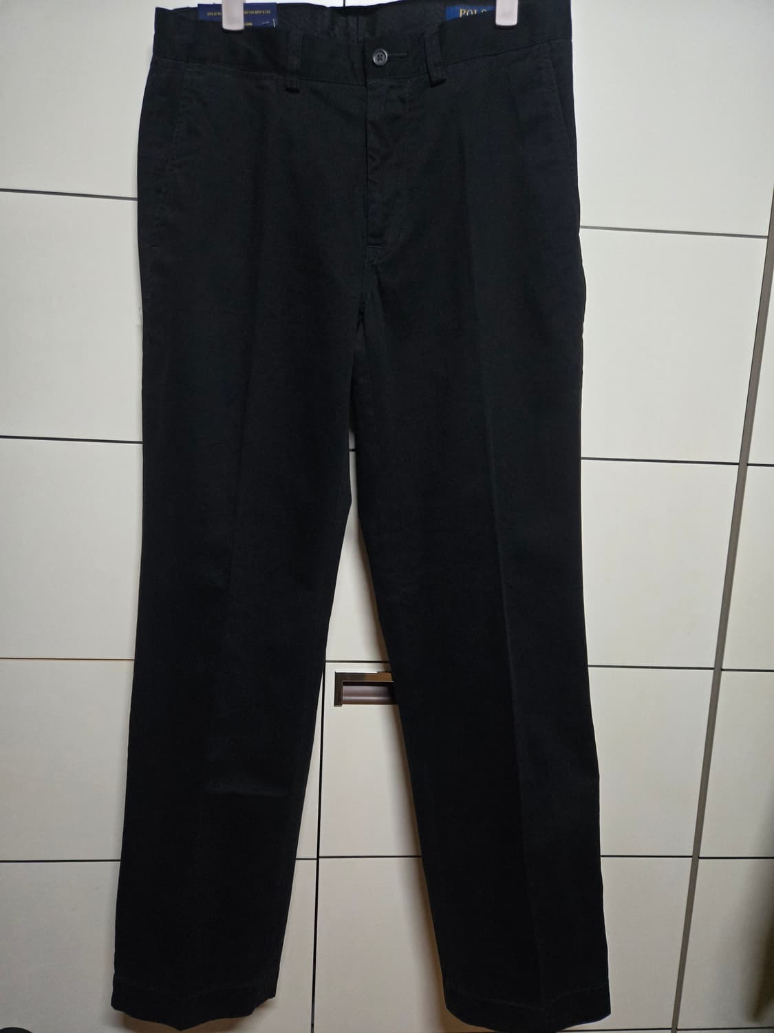 폴로 랄프로렌 새상품 남성 클래식핏 치노 블랙 바지(31~32인치) 상품이미지2