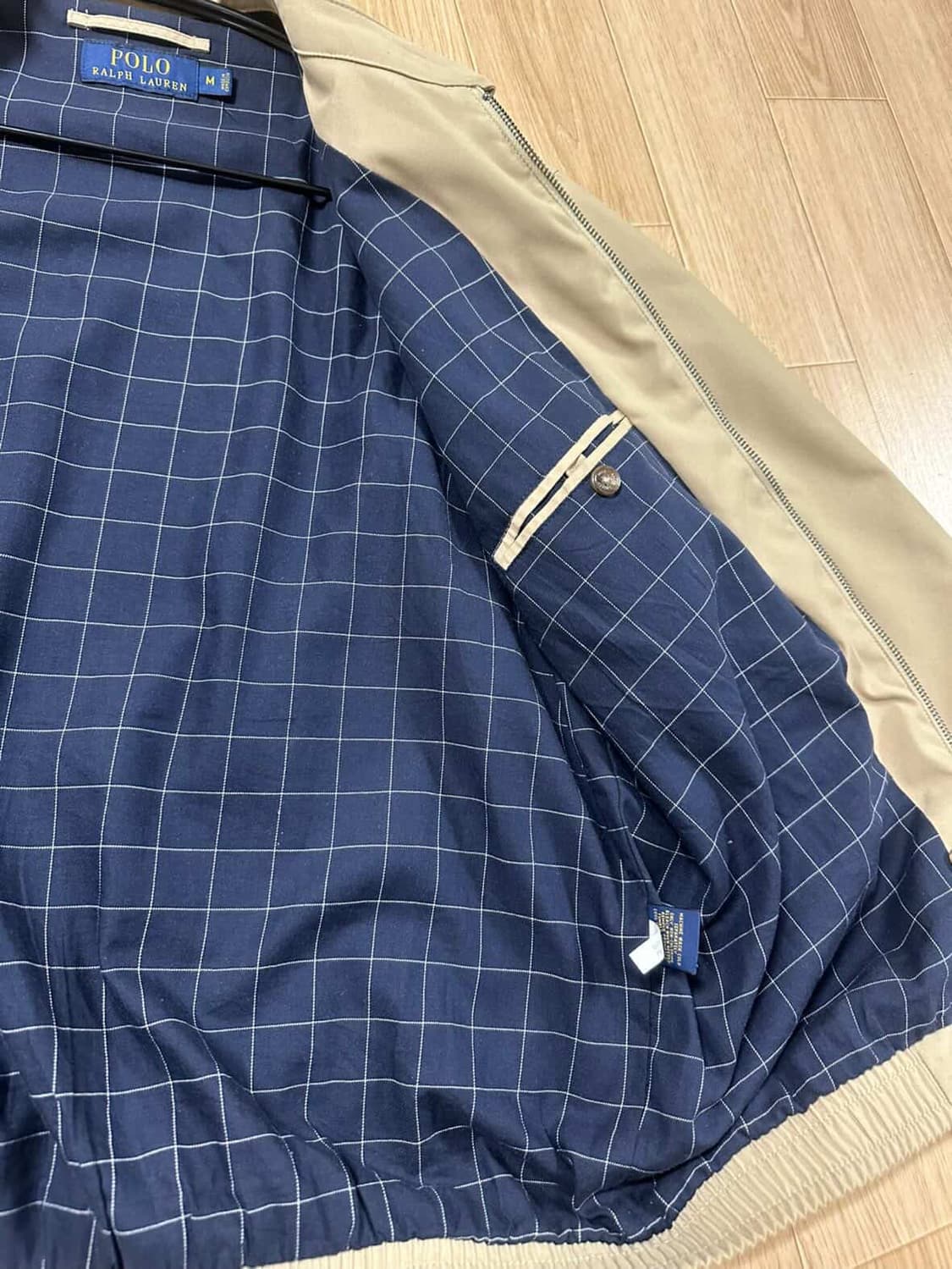 폴로 바이스윙자켓 베이지 m 상품이미지3