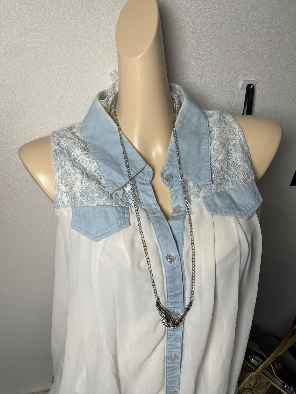 빈티지 세실맥비 나시 블라우스 상품이미지2