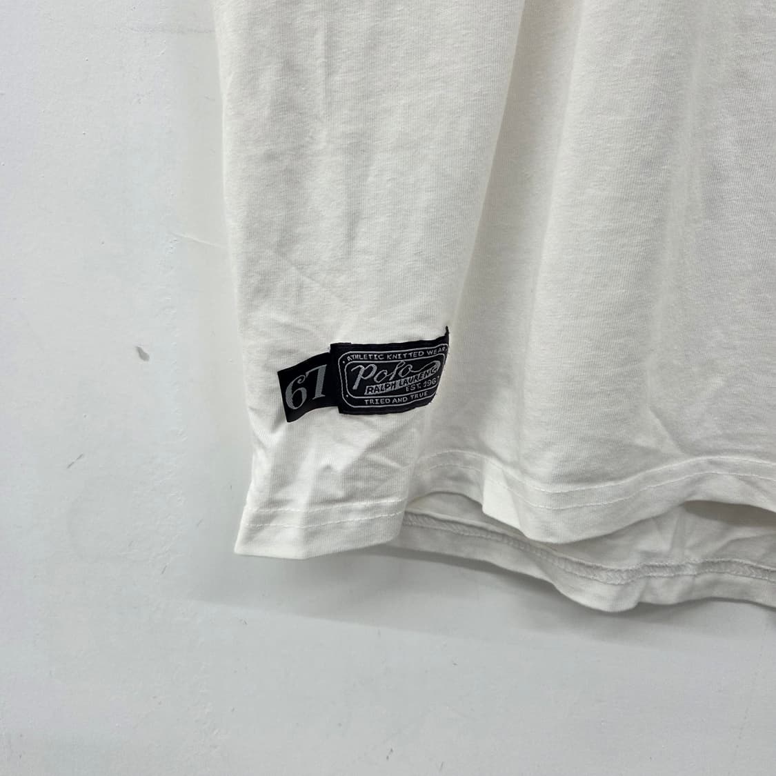 폴로 랄프로렌 반팔 티셔츠 화이트 남XL 상품이미지3