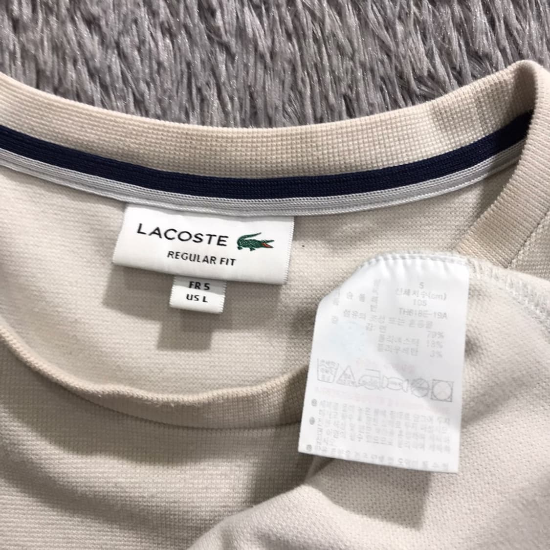 [[L] 라코스테(LACOSTE) 베이직 긴팔티셔츠@174 상품이미지4