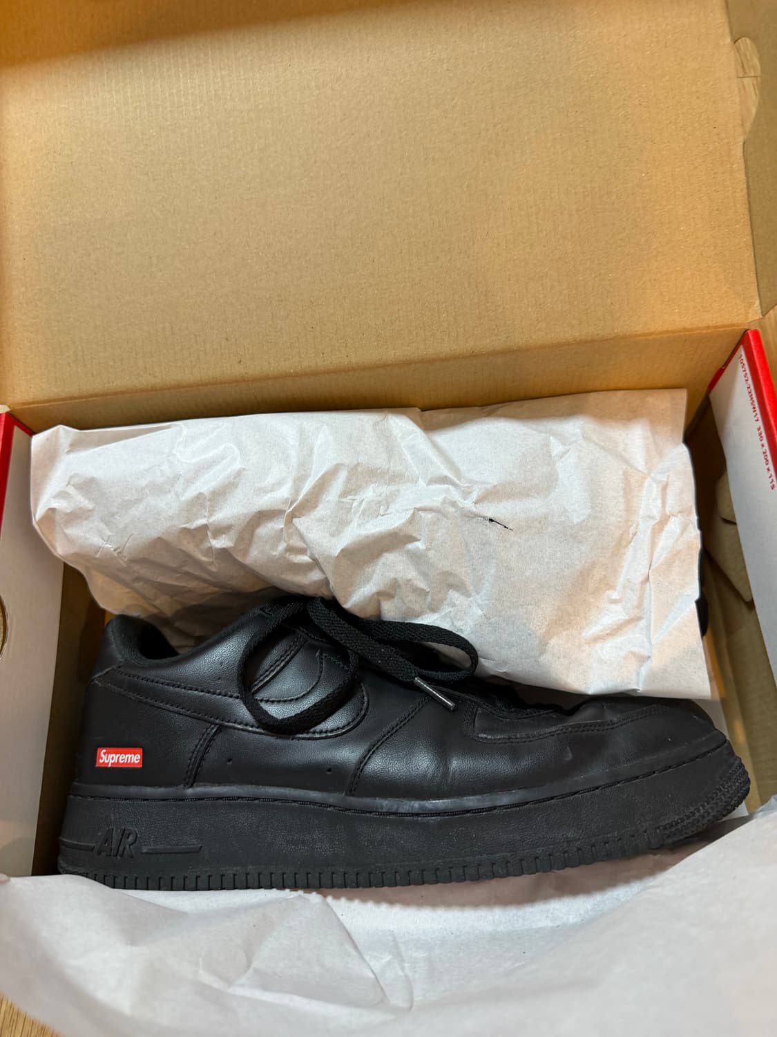 나이키 슈프림 에어포스 블랙 280 상품이미지6