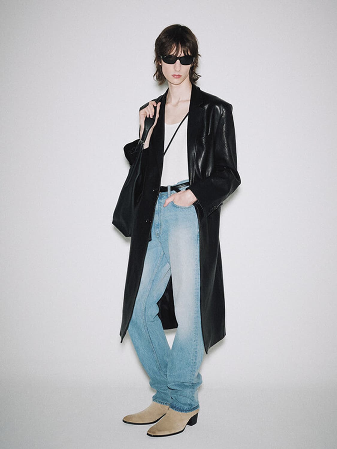 XL) 토니웩 레더 싱글 코트 상품이미지6