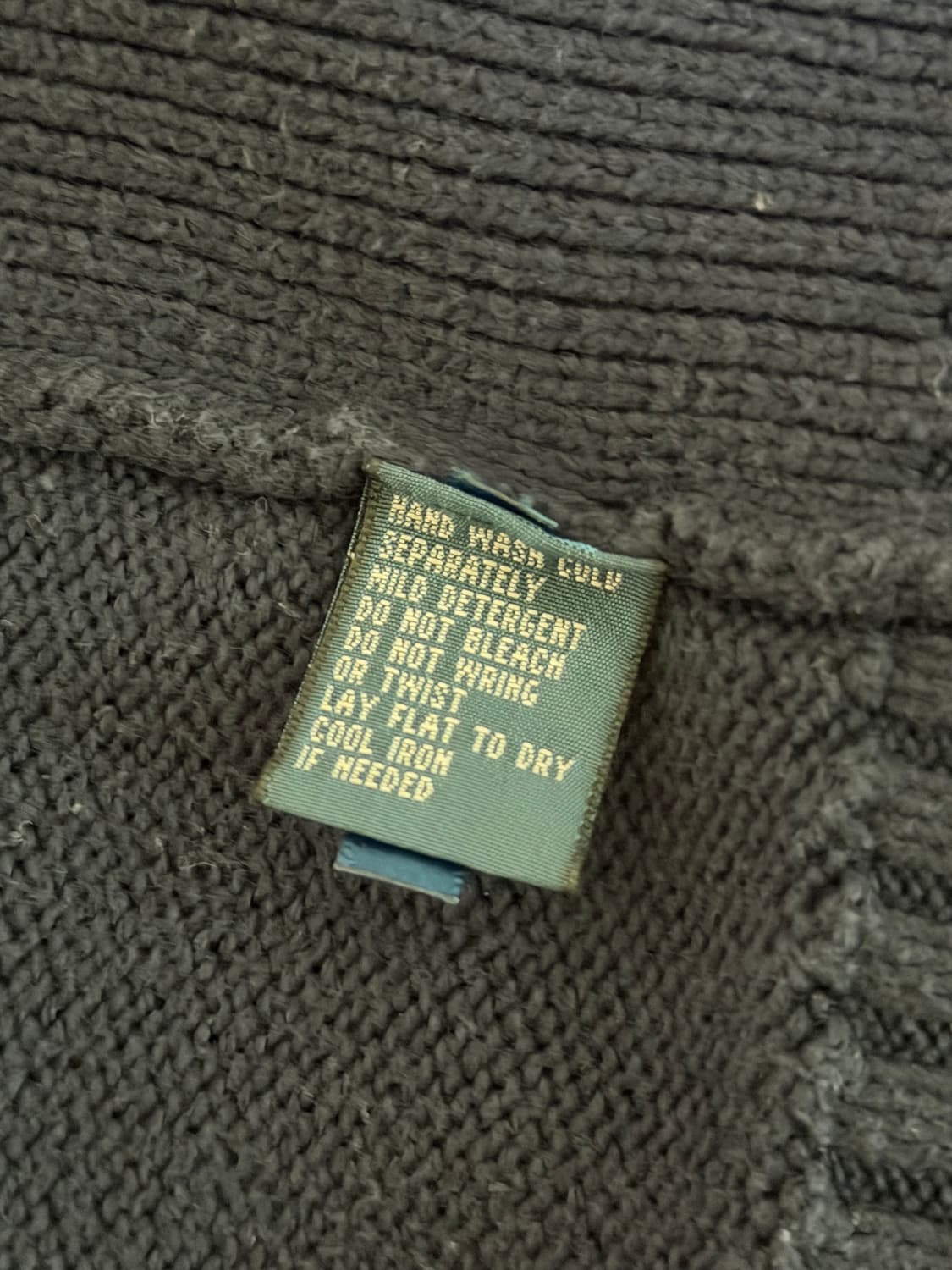 (M) 폴로 니트 풀집업 네이비 상품이미지6