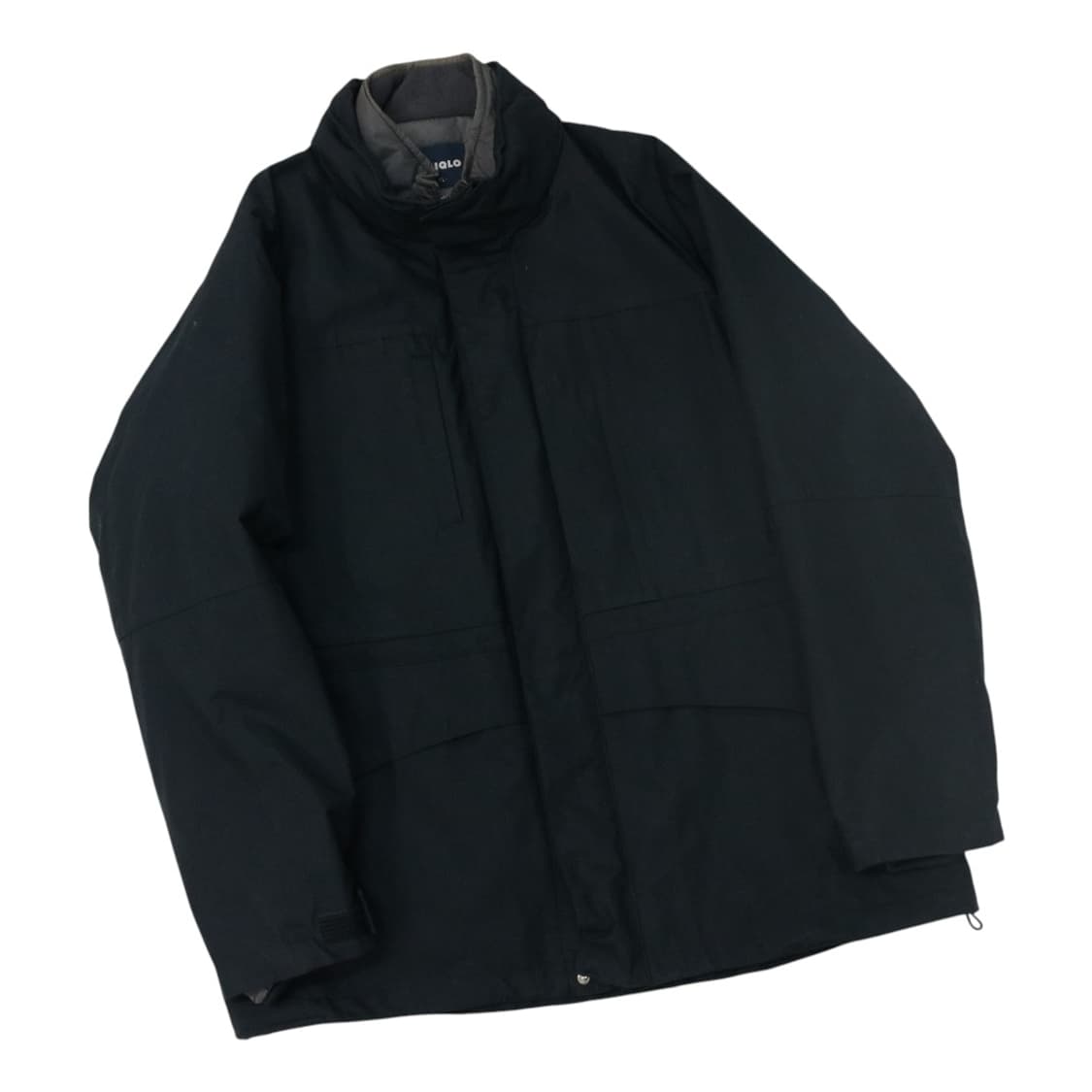 유니클로 빈티지 블랙 퀼팅 안감 필드 재킷 (XL) 상품이미지1