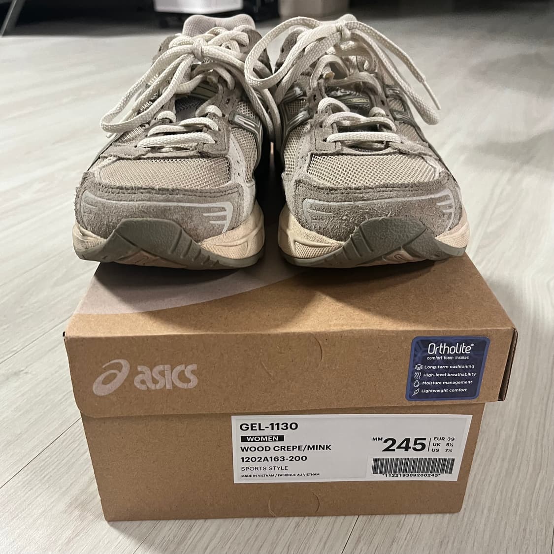 (245)아식스 젤1130 우드 크레이프 밍크 상품이미지2