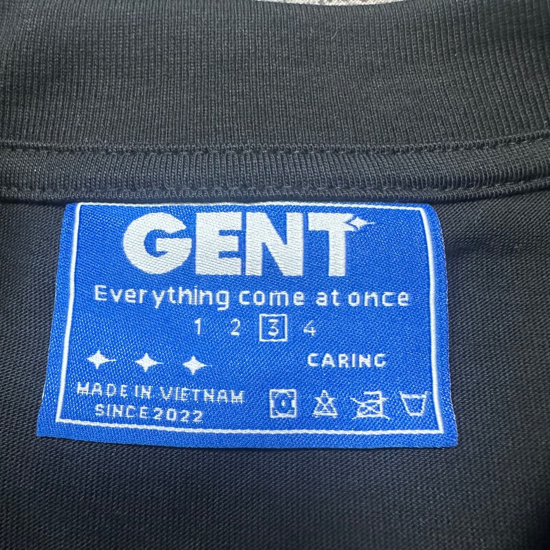 ✨ (만원 빈티지) GENT 빈티지 프린팅 블랙 반팔티  상품이미지3