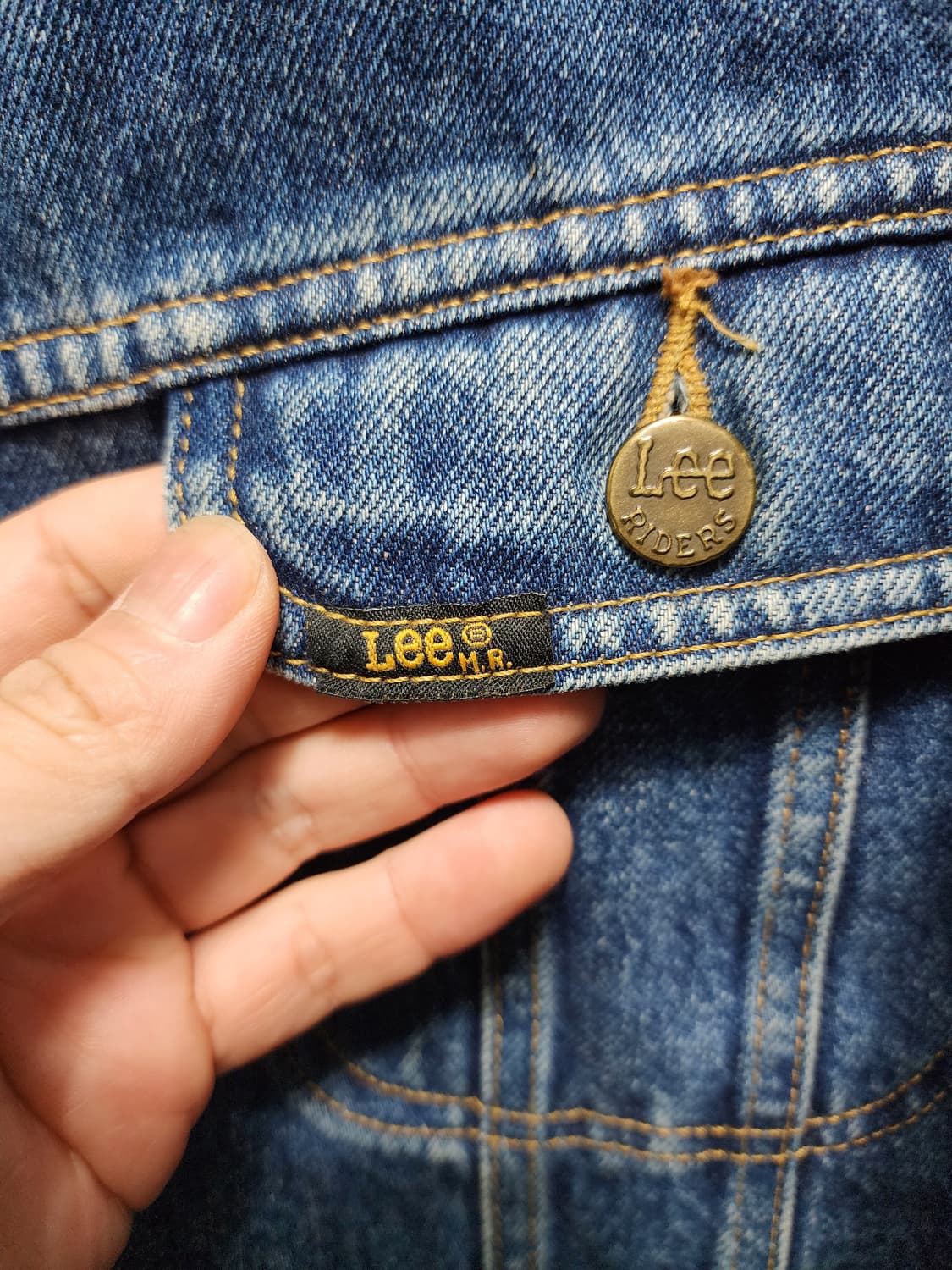 90s Lee 리 데님 청자켓 상품이미지3