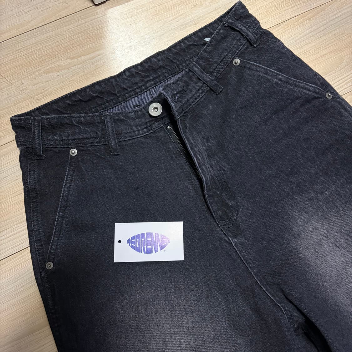 무신사(리브레너) 공용가능 키스 버뮤다핏 오버사이즈 카고 데님 숏츠팬츠 상품이미지2