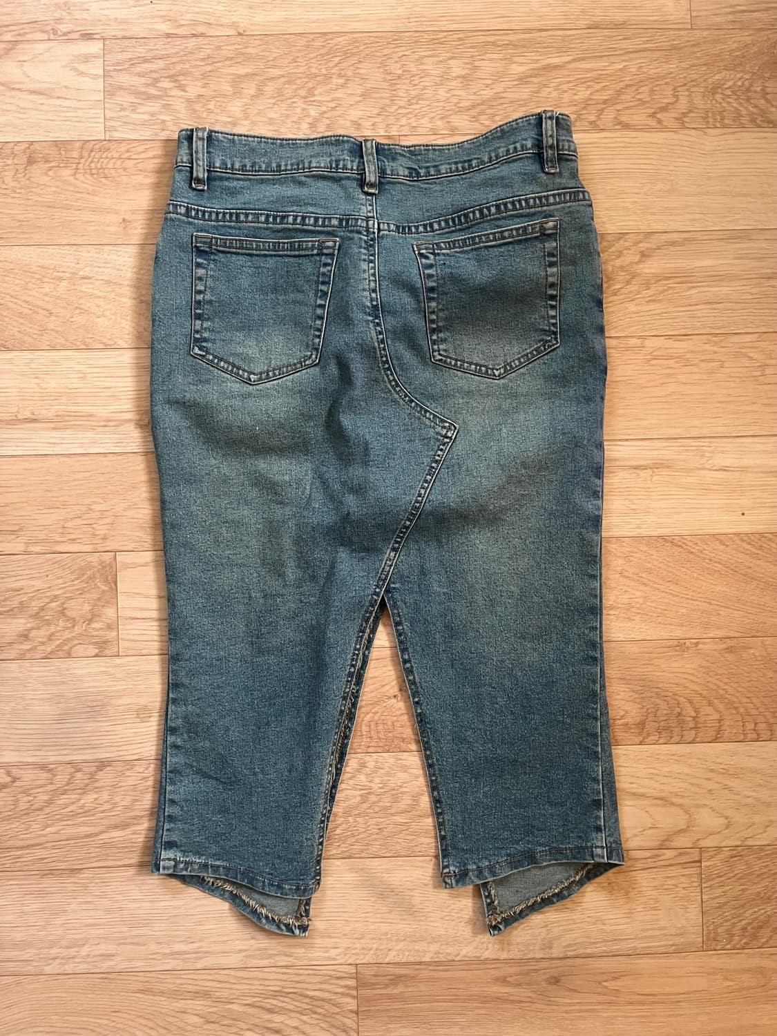 빈티지 데님 미디 스커트 M (20일까지 구매가능함) 상품이미지5