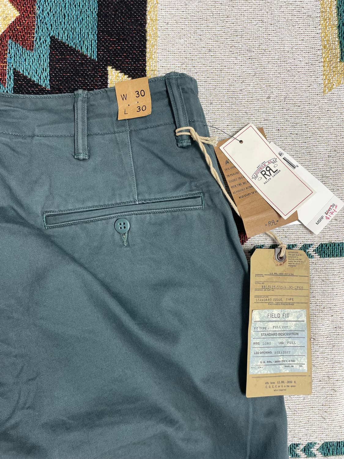 RRL 그린 필드치노(30x30) 상품이미지4