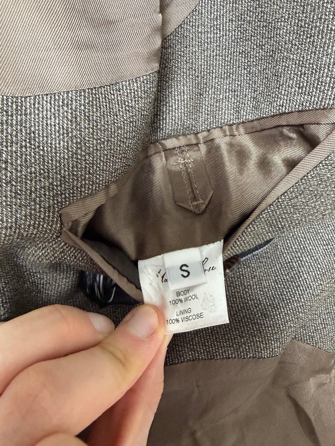 [S] 마틴로즈 트위스트 랩 블레이저 상품이미지4