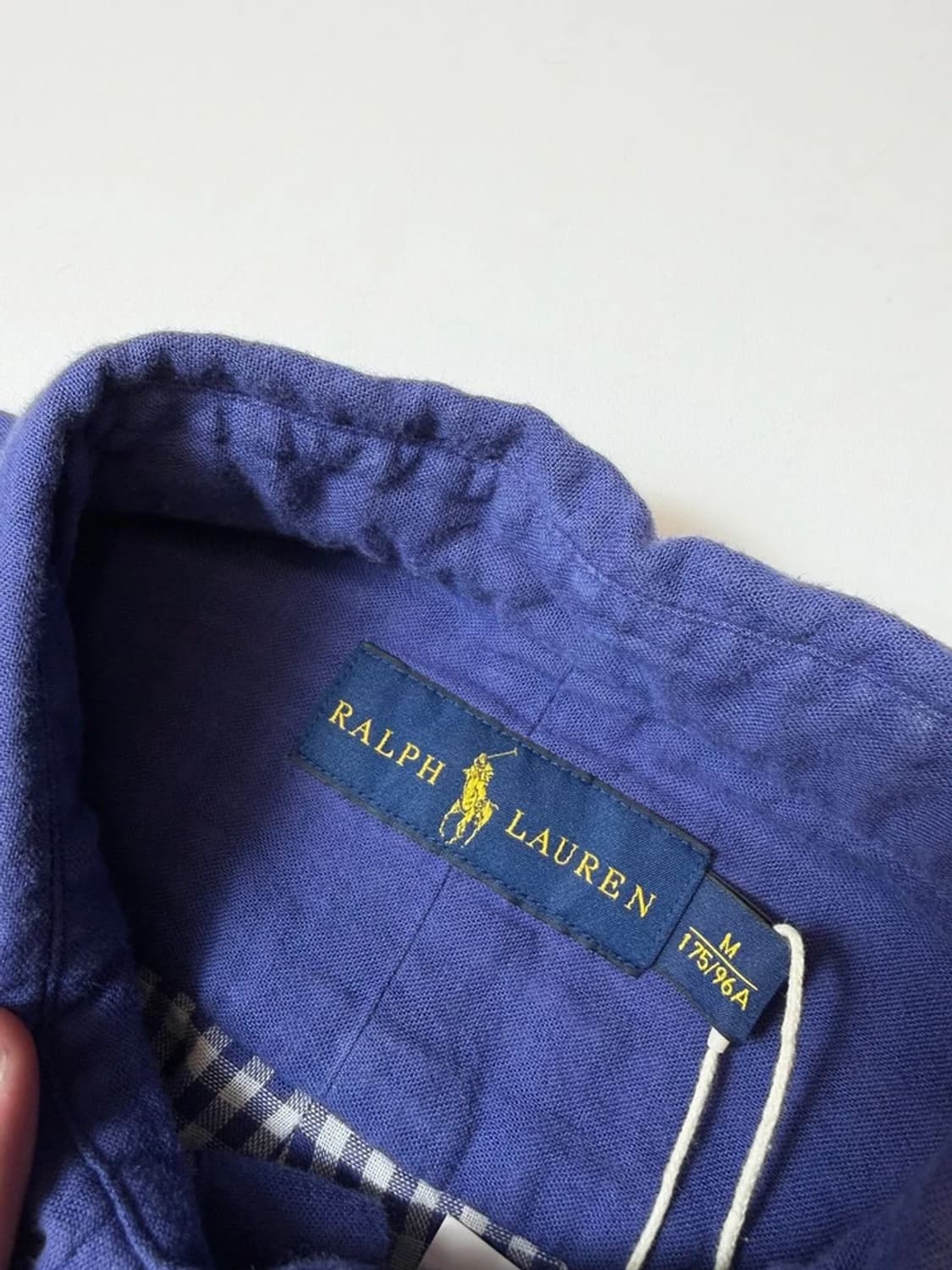 폴로 랄프로렌 버튼 다운 시스루 깅엄체크 셔츠 PN9297 상품이미지6